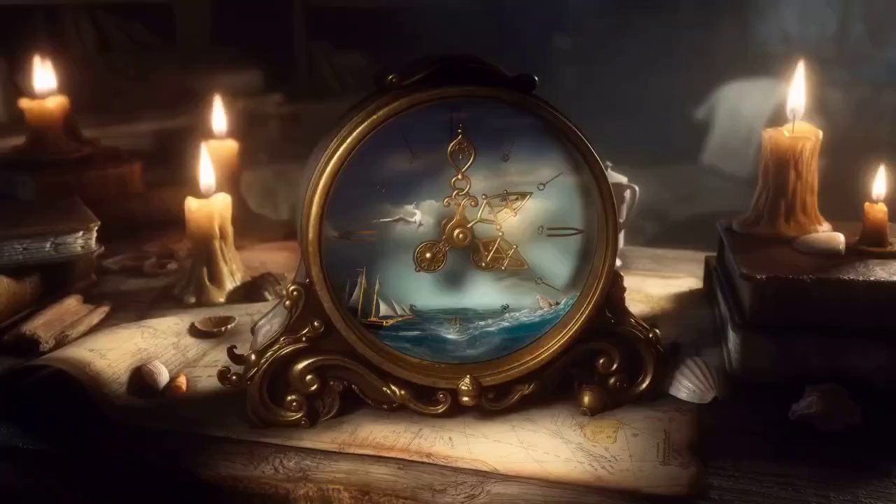 The Tidekeeper Clock: Miniature Ocean Timepiece