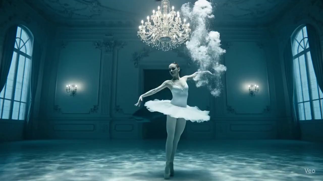 Underwater Ballerina Dreams: Submerged Ballroom Dance