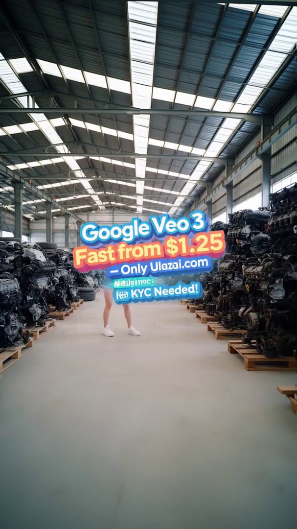 {
"description": "In a spacious warehouse filled... - Veo 3 AI video prompt thumbnail