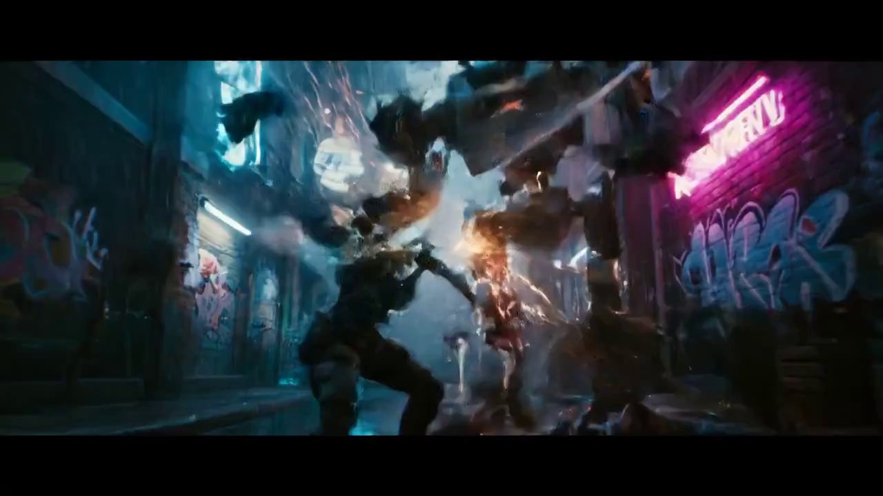 Cyberpunk Blade Runner: Neon Alley Parkour Chase