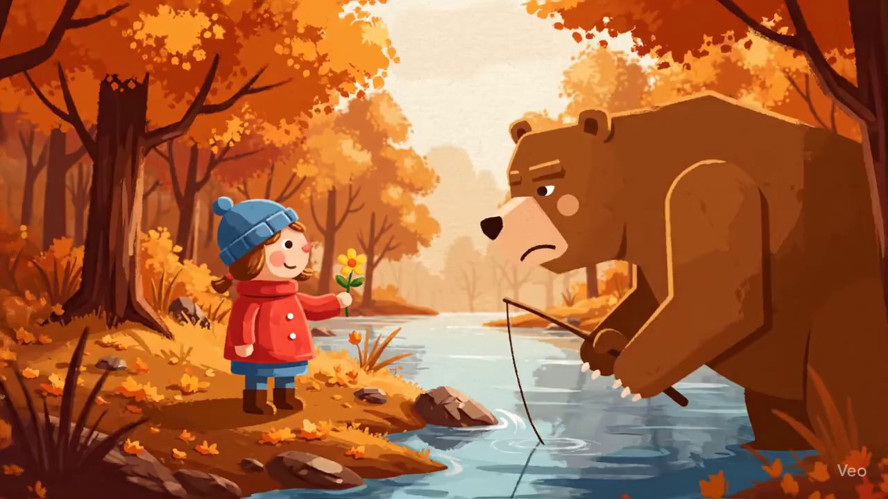 The Grumpy Fisherman: A Whimsical Riverbank Tale