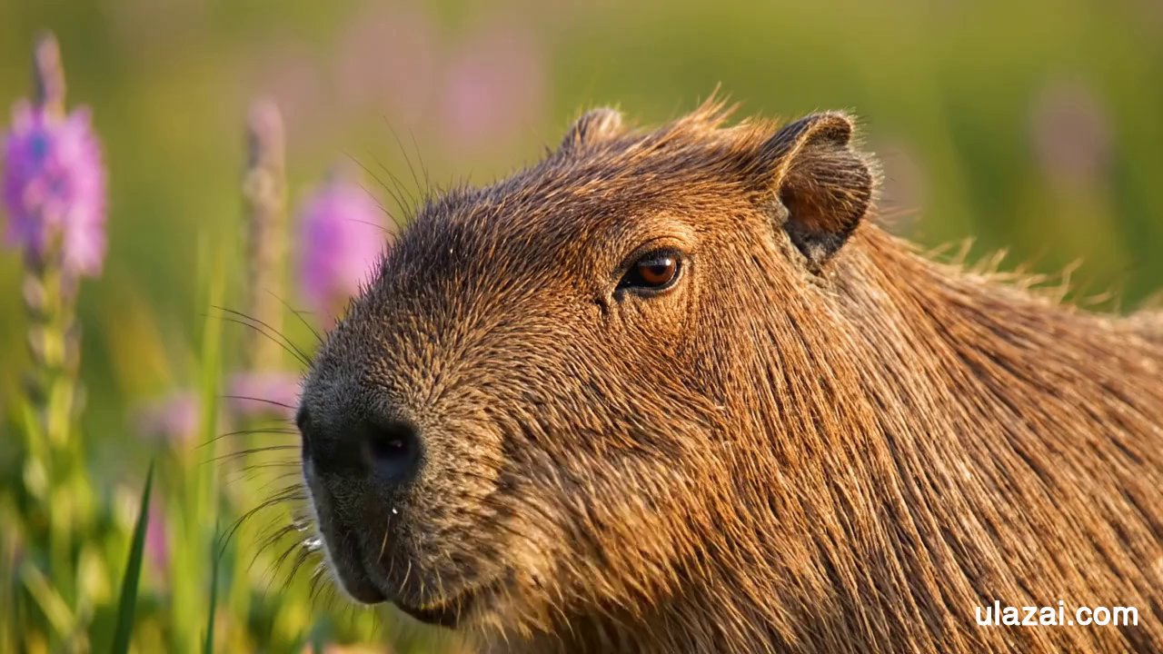 {
  "prompt_name": "Intimate Capybara Gaze - Extre...