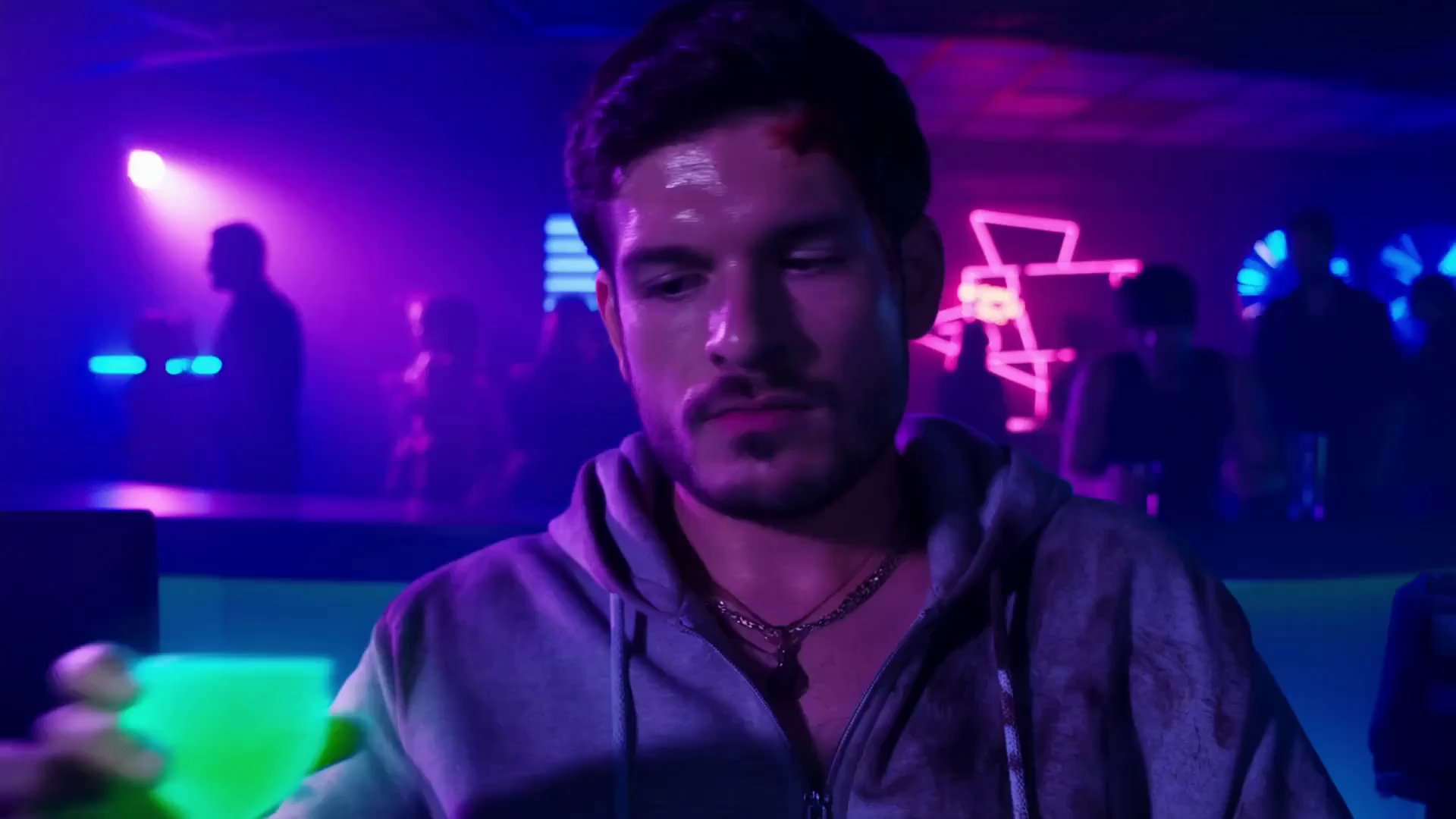 Cyberpunk Coder's Neon Nightclub Escape