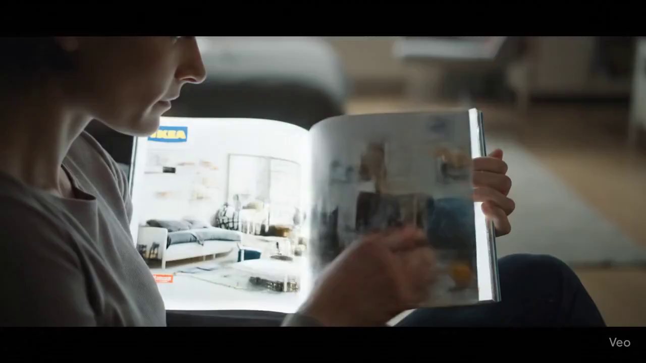 Magical IKEA Portal Transitions: Cinematic Room Reveals - Veo 3 AI video prompt thumbnail