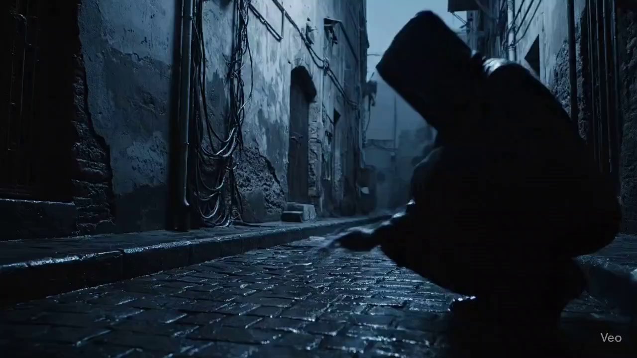 Cyberpunk Neon Scribe: Tunisian Medina Mystique