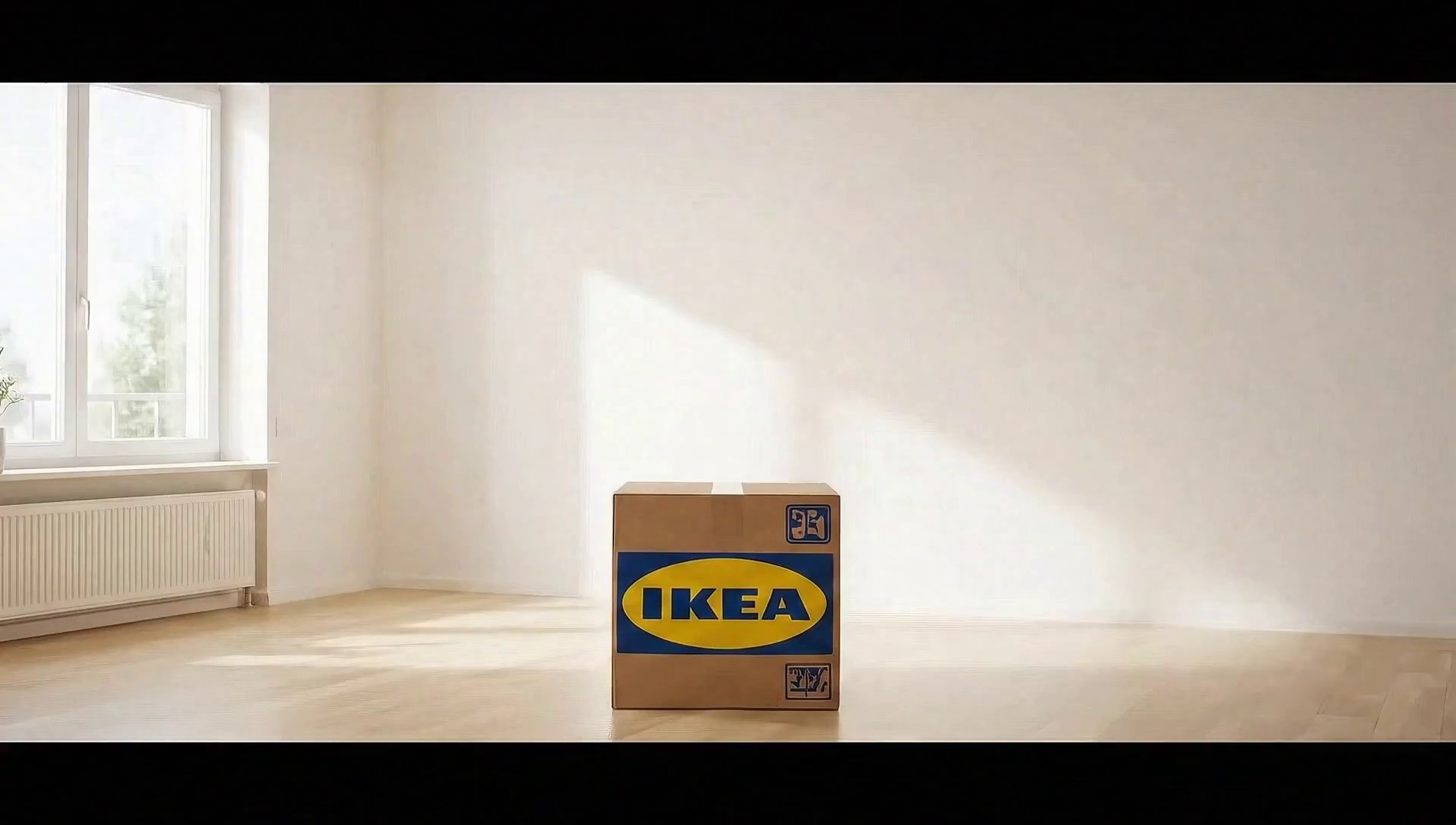 Ikea balloon ad pop - Veo 3 AI video prompt thumbnail