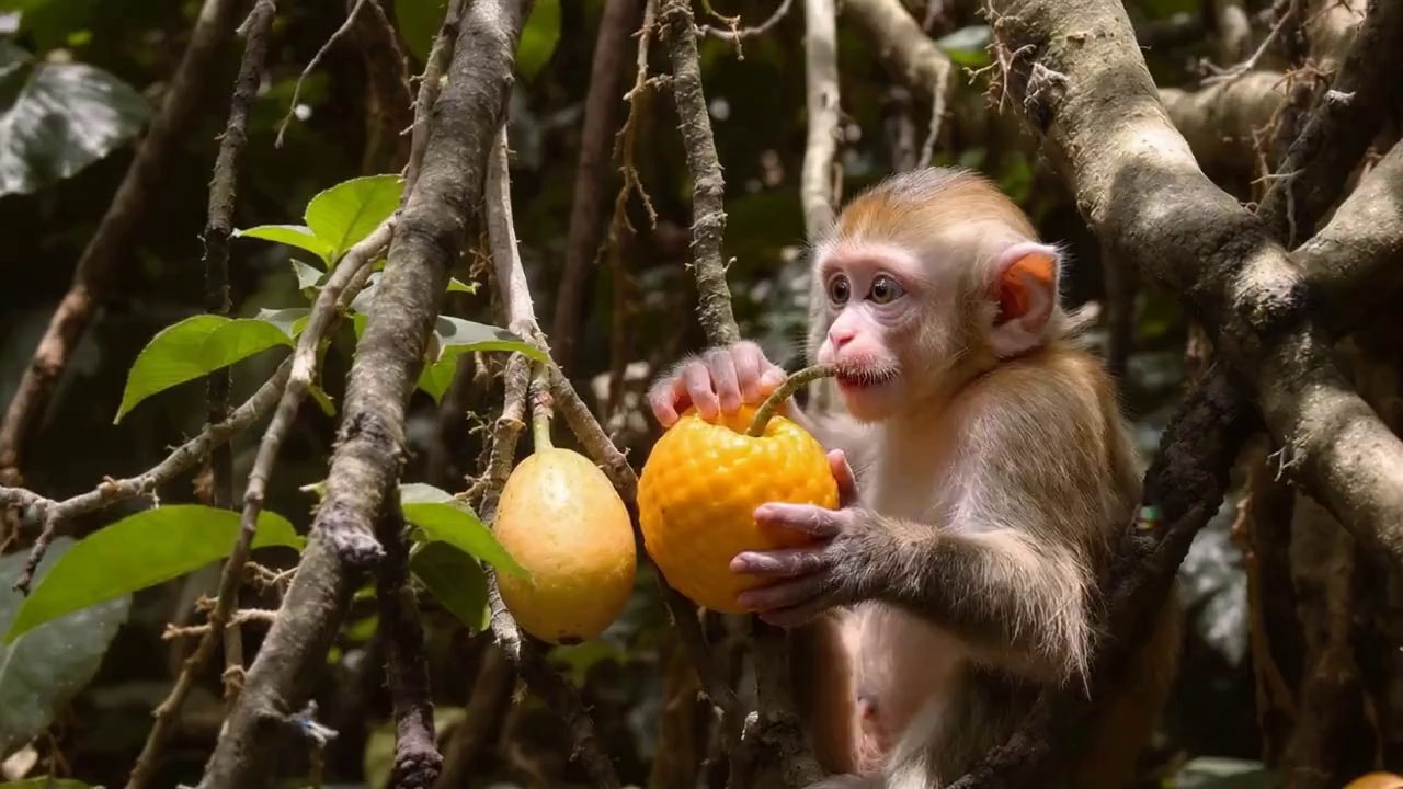 V2 CineFlow: Little Monkey's Epic Jungle Journey: Curiosity to Triumph