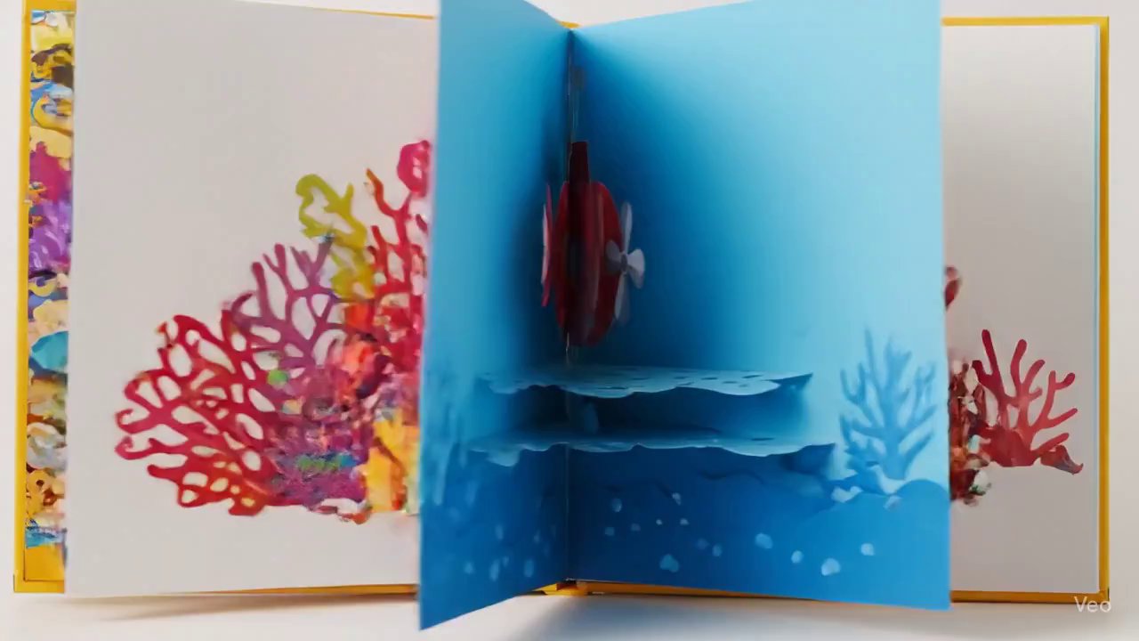 Enchanting 3D Pop-Up Ocean Book Adventure
