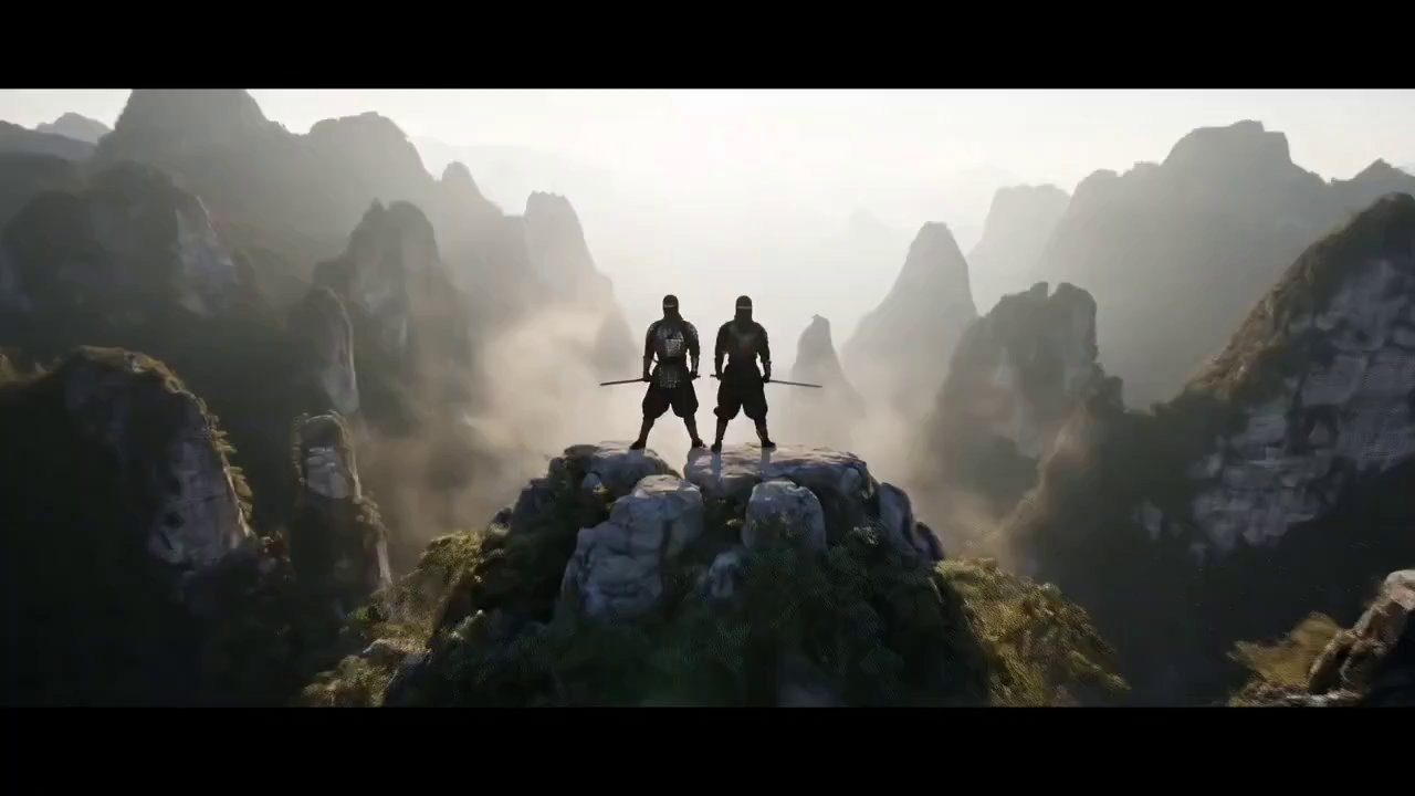 Ninja Dawn Duel on Tianzi Mountain Peaks