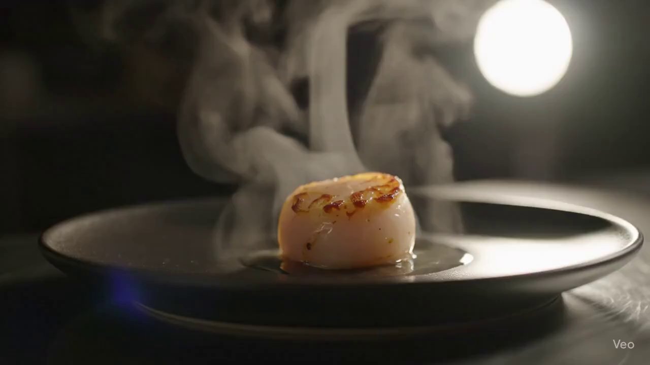 Culinary Artistry: Seared Scallop Macro Physics