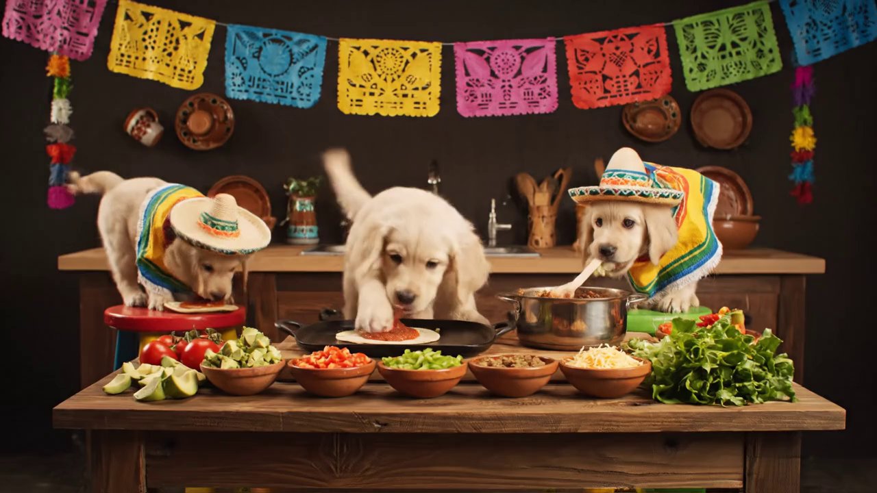 Here’s a Google Veo 3–friendly prompt with the pup...