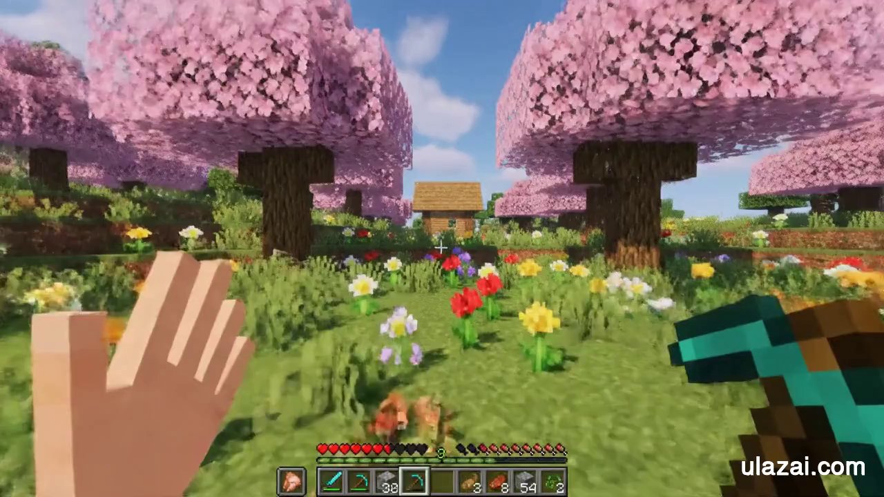 "First-person POV on a sunny spring afternoon in a...
