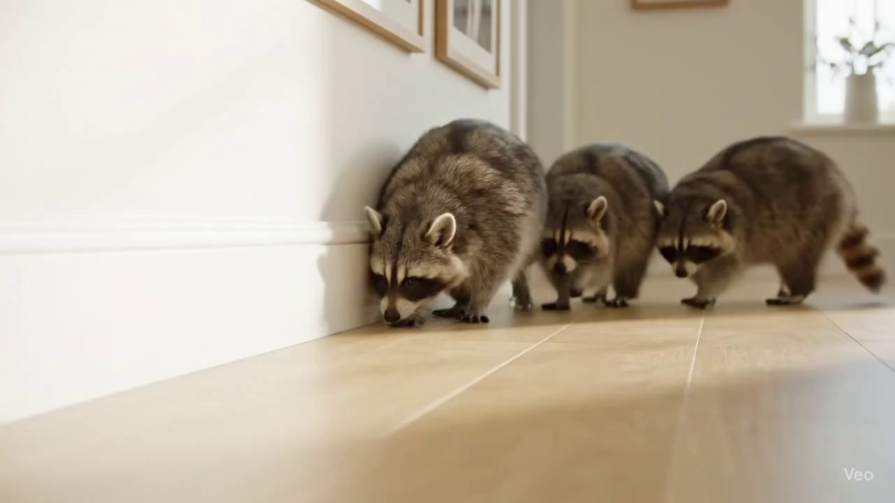Viral Animal Trend: Hallway Tracking Shot