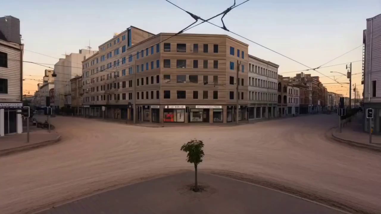 Urban Evolution: A City's Timeless Transformation