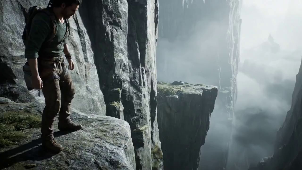 An adventurer descends