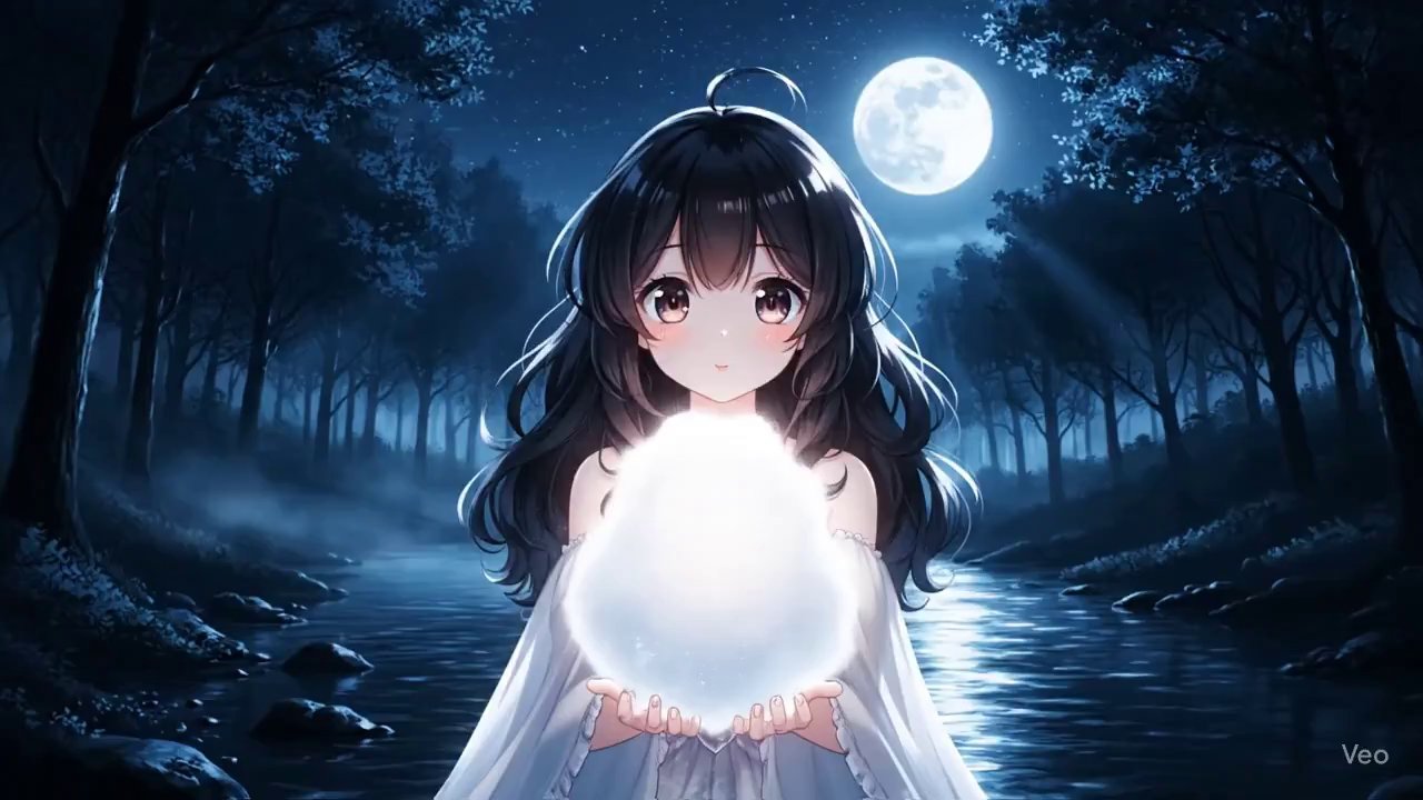 Anime Girl's Cotton Candy Dream