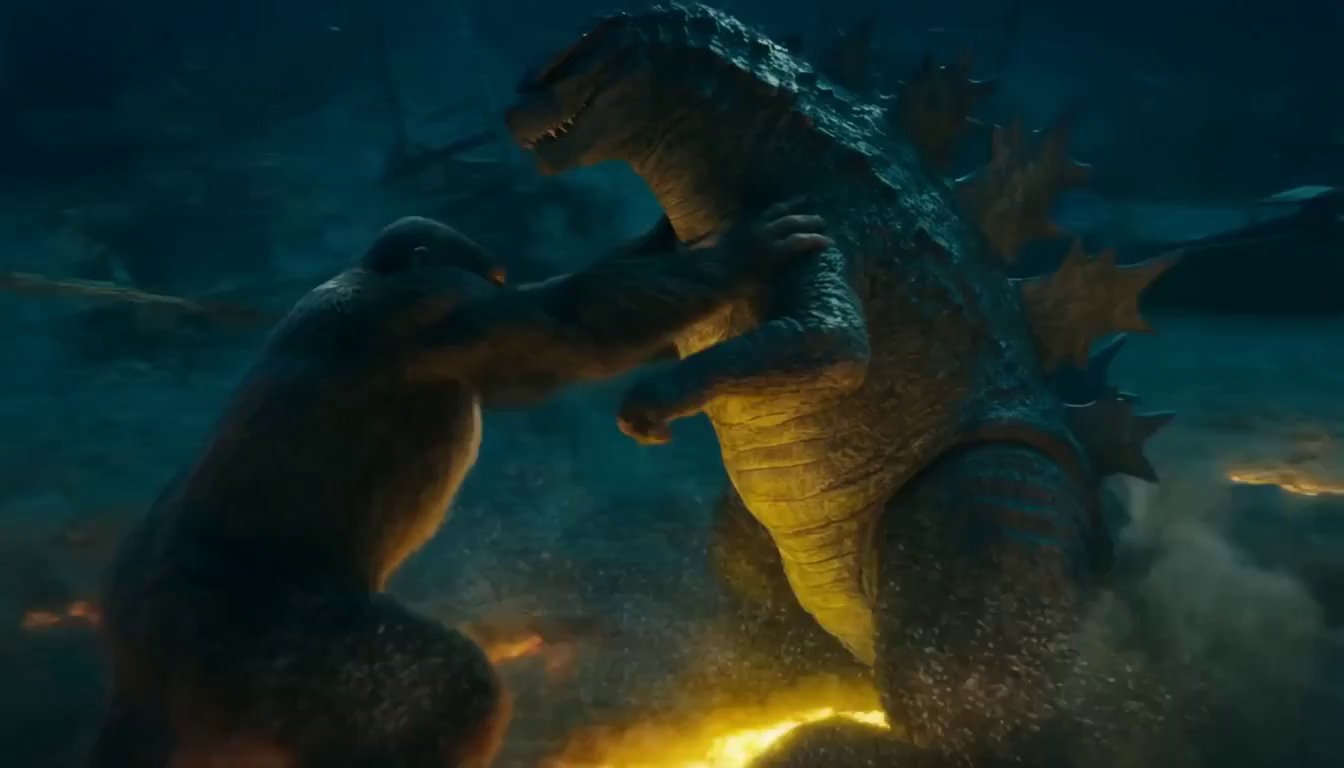 Oceanic Kaiju Brawl: Godzilla vs. Kong Anime Clash - Veo 3 AI video prompt thumbnail