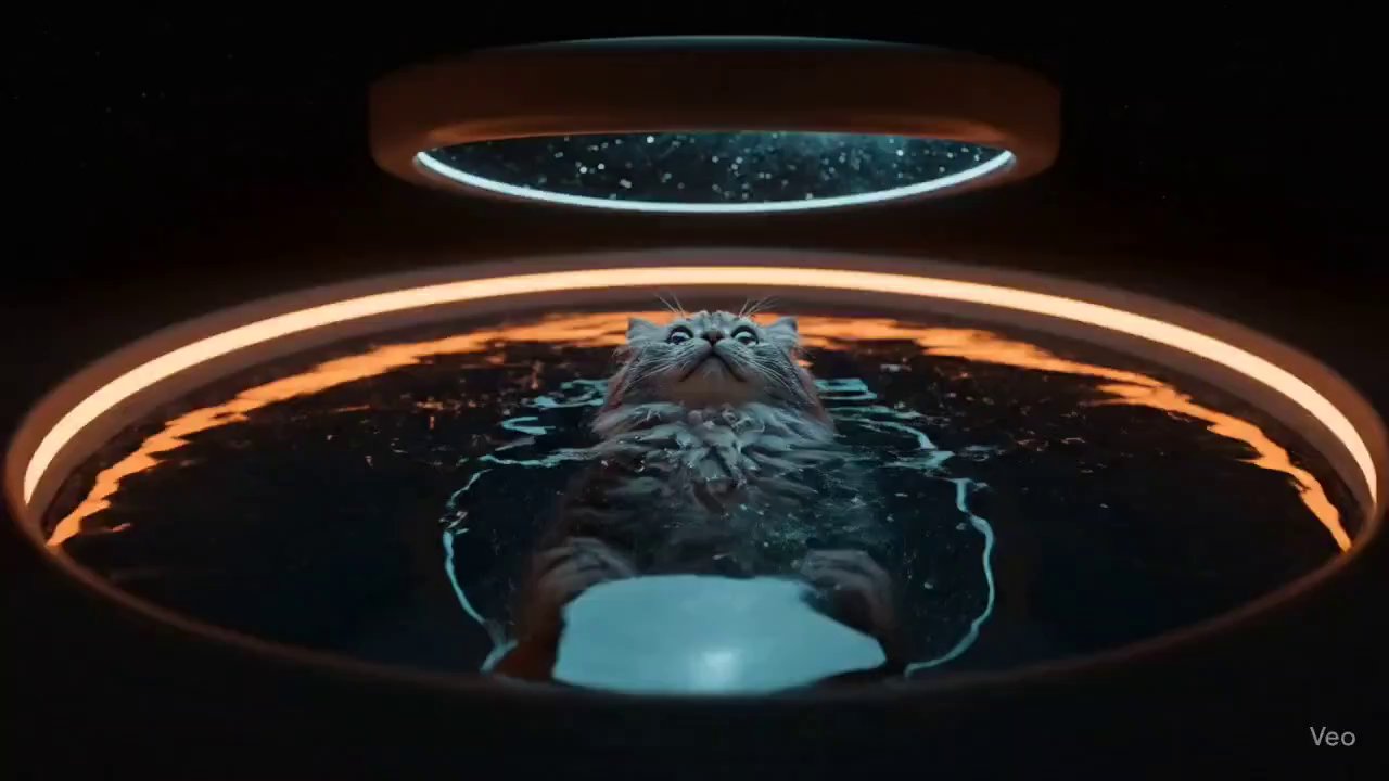 Floating Feline: Hyper-Realistic Sensory Cat Experience