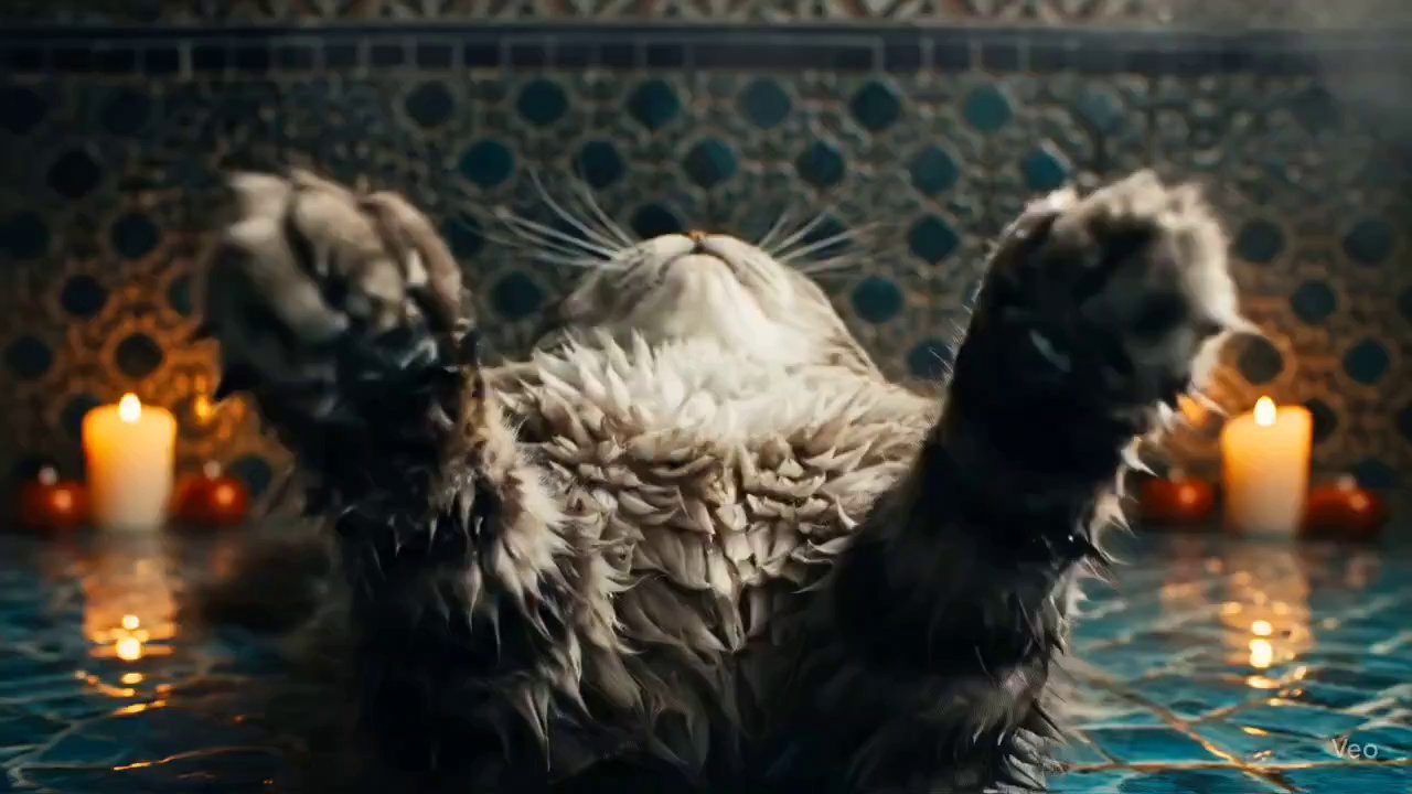 Zen Master Cat Spa: Hyperrealistic Feline Pampering
