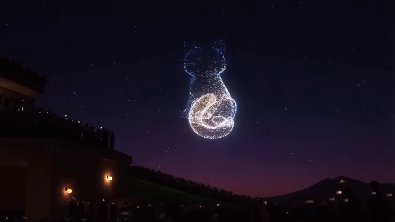 AI-Powered Drone Light Show Creation