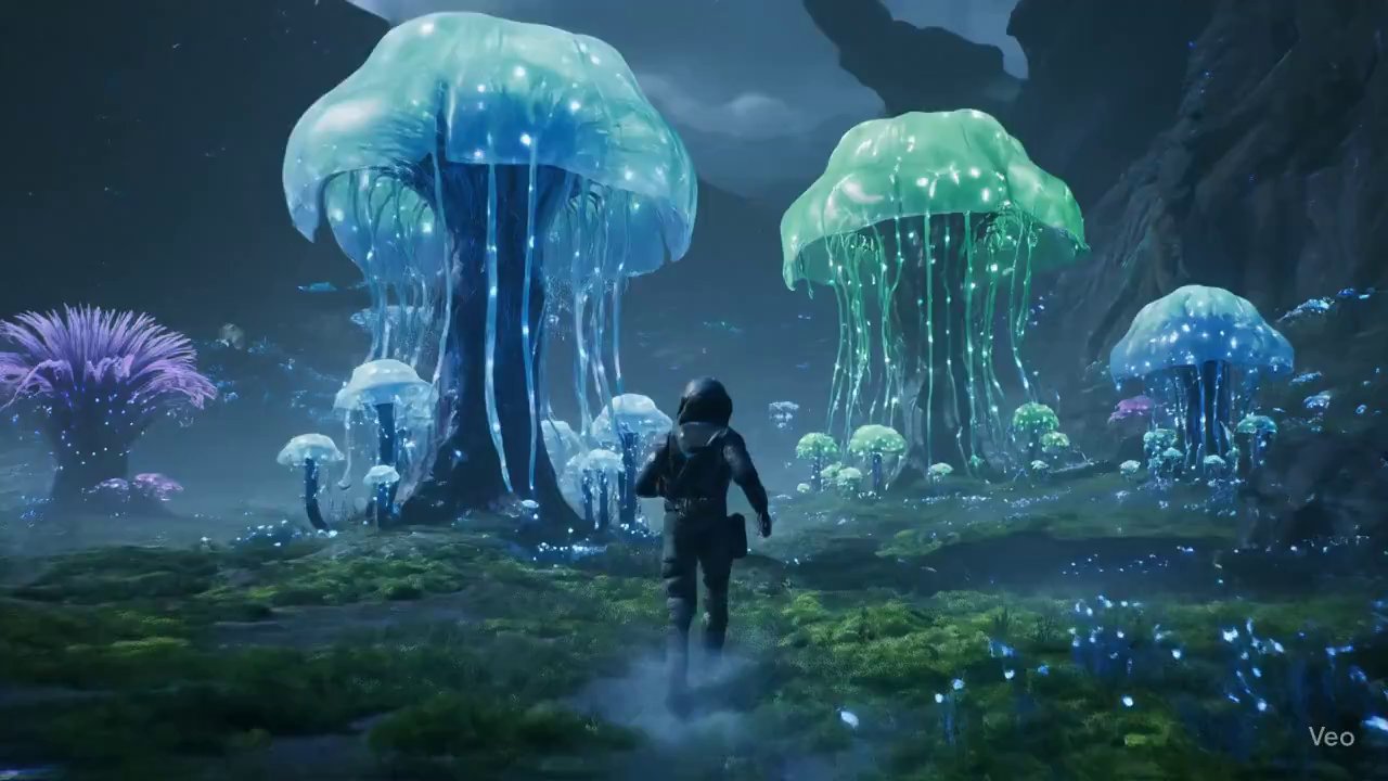 Explorer Uncovers Bioluminescent Alien Valley