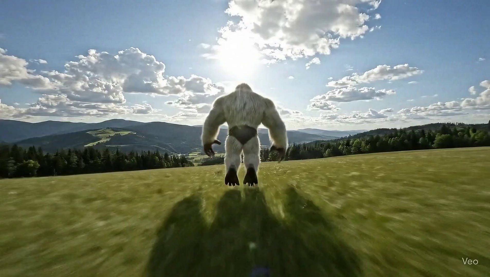 Yeti can fly veo 3 prompt