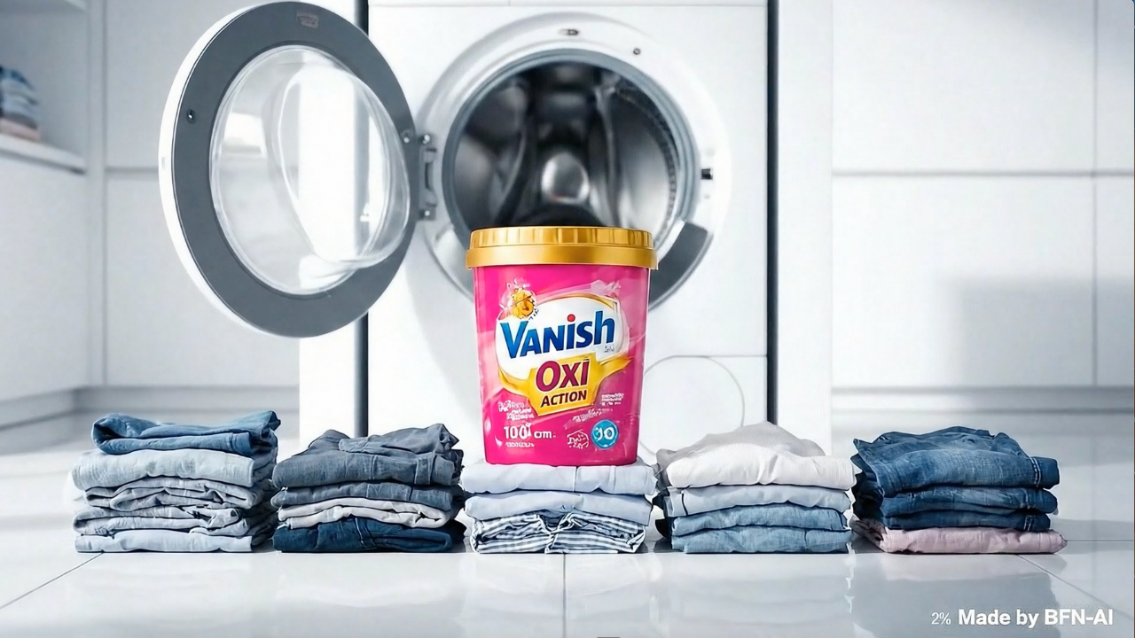 Laundry Perfected: Vanish Tub Drop Finale - Veo 3 AI video prompt thumbnail
