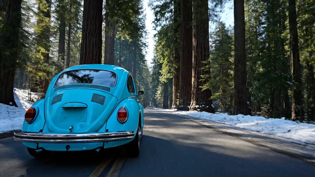 A cinematic, low-angle tracking shot follows a pri... - Veo 3 AI video prompt thumbnail