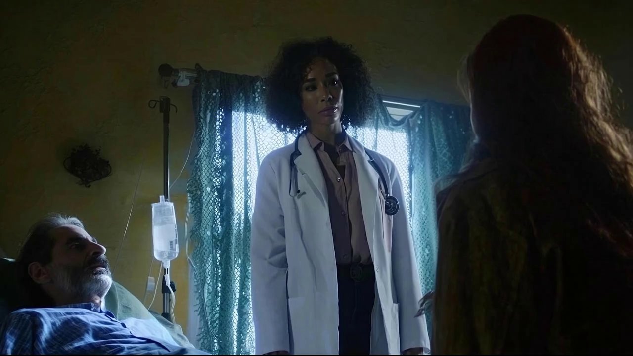 Interior hospital room, dim natural light filterin... - Veo 3 AI video prompt thumbnail