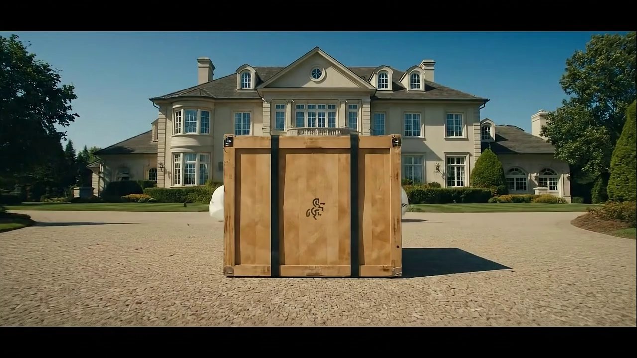 dolly zoom the box explode apart revealing a manne... - Veo 3 AI video prompt thumbnail