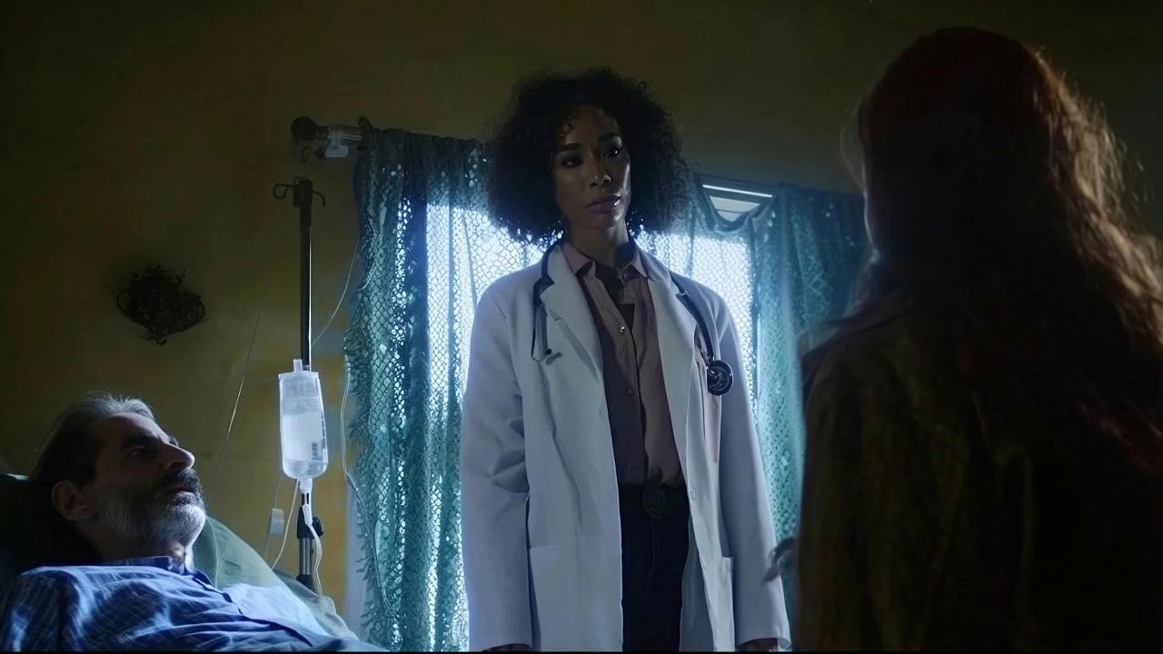 Interior hospital room, dim natural light filterin... - Veo 3 AI video prompt thumbnail