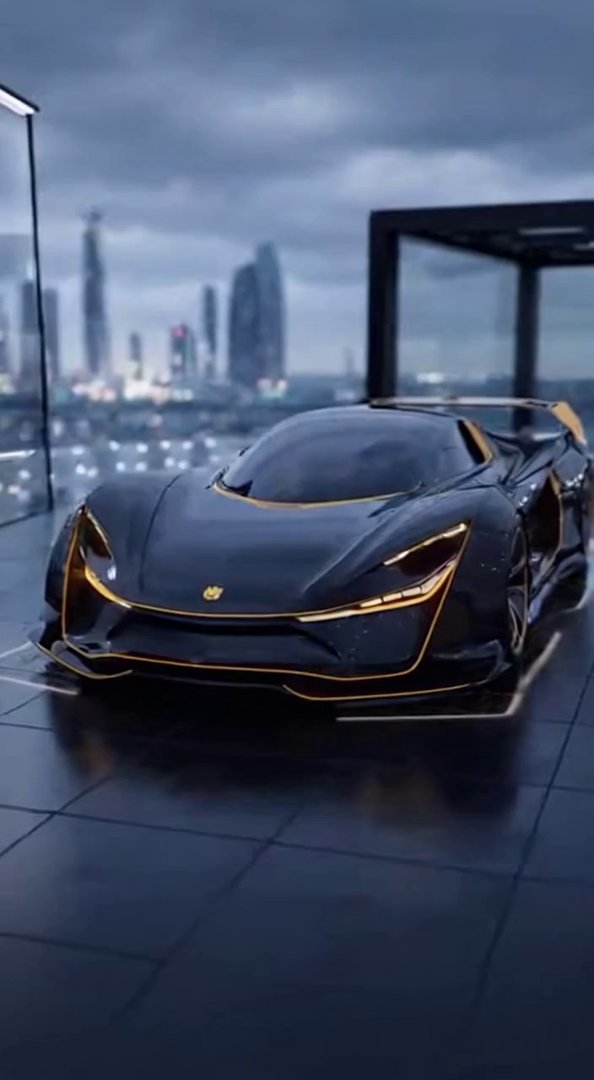 [Sora 2] **« Créer une vidéo ultra-réaliste en 4K d’une voiture futuriste inspirée d’un mélange de Lamborghin... - Veo 3 AI video prompt thumbnail