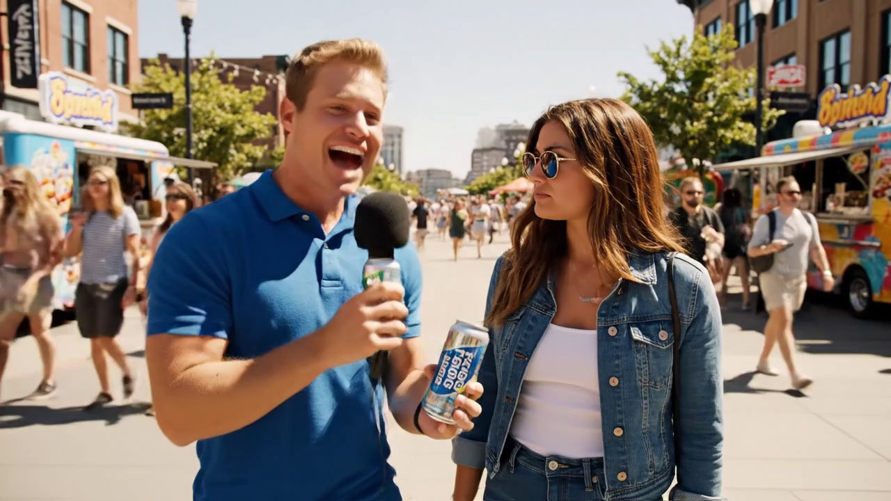 Our "man on the street, @chadthegasmanmcgee is fil...