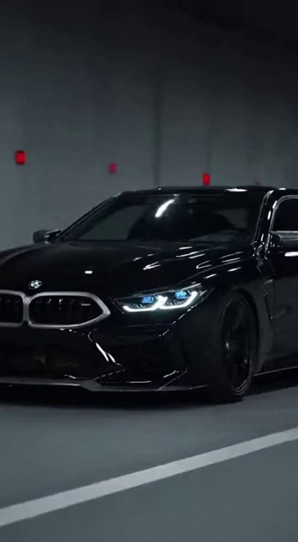 [Sora 2] “Ultra-réalistic cinematic video inside a long underground tunnel at night. A black glossy BMW M8 (s... - Veo 3 AI video prompt thumbnail