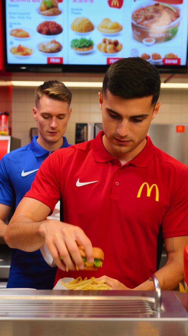 Ronaldo & Messi: Fast Food Frenzy!