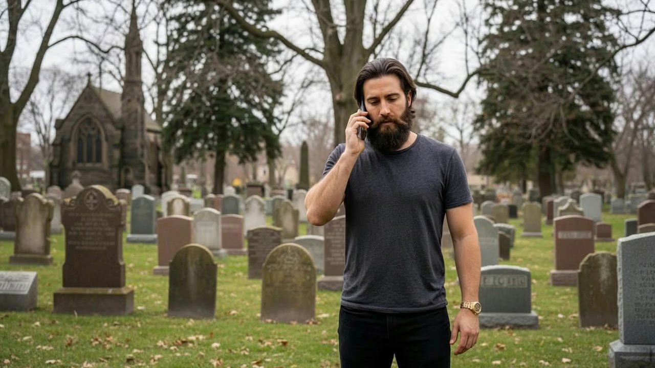 The man is on the phone and speaking