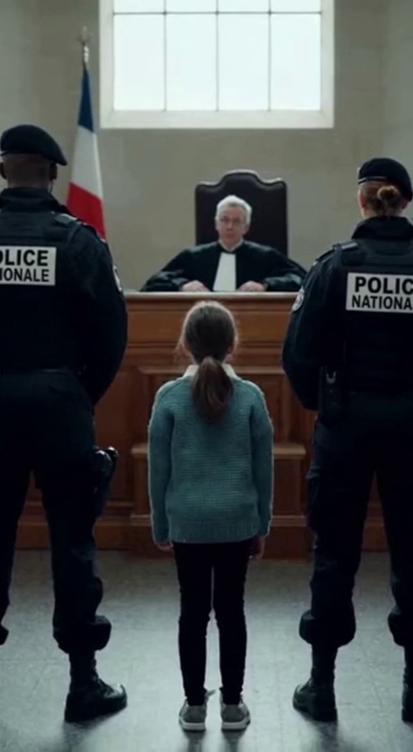 [Sora 2] Scène cinématographique ultra-réaliste dans un tribunal français, filmée comme un plan-séquence uniq... - Veo 3 AI video prompt thumbnail