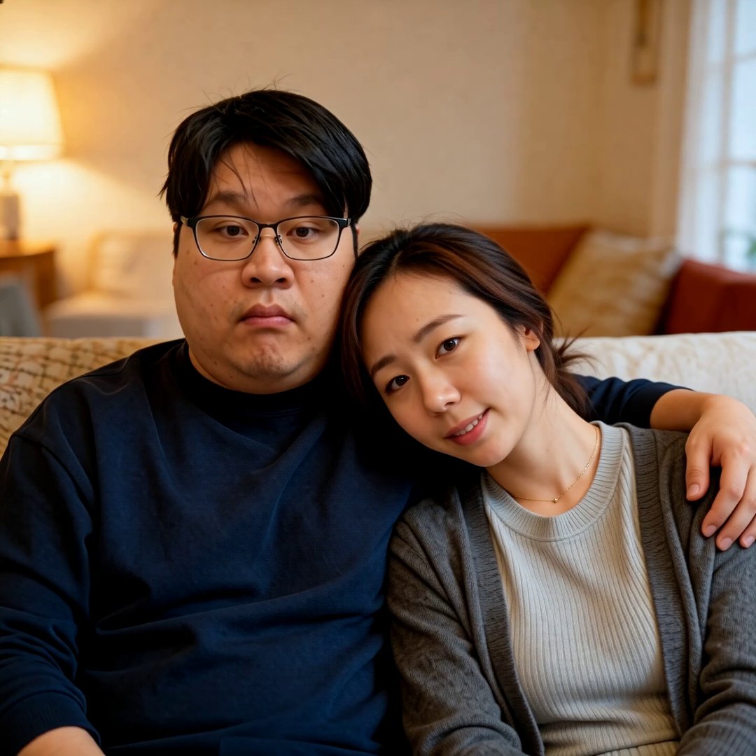 남자의 아래부분에서 남자의 큰 성기가 쑤욱하고 튀어 나온다. 여자가 그것을 보고 "현동아,... - Veo 3 AI video prompt thumbnail