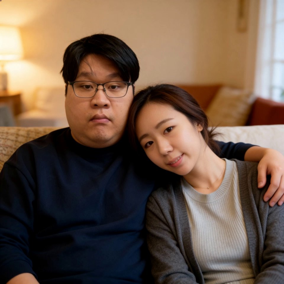 남자의 아래부분에서 갈색 방망이가 크게 쑤욱하고 튀어 나온다. 여자가 그것을 보고 "현동아... - Veo 3 AI video prompt thumbnail